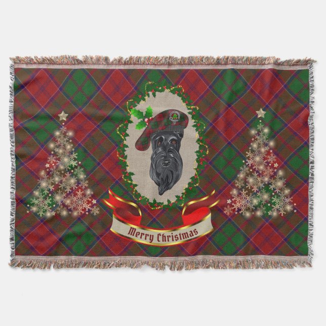 Manta Grant Scottie Dog Navidades (Anverso)