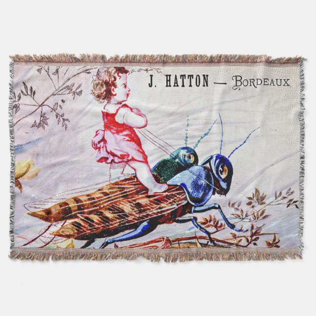 Manta Grasshoppers para niños (Anverso)