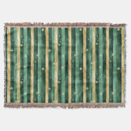 Manta Green Gold Shamrock St. Patrick's Day Stripes