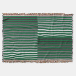 Manta Green, Gray, Black, White Stripes