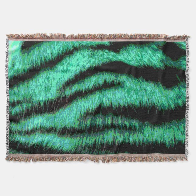Manta Green neon tiger de stripes (Anverso)