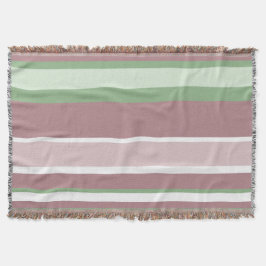 Manta Green, Rose and Pink Stripes
