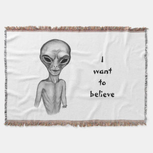 Manta Grey Alien , quiero creer
