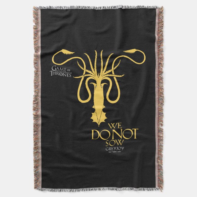 Manta Greyjoy Sigil - No Sembramos (Frente vertical)
