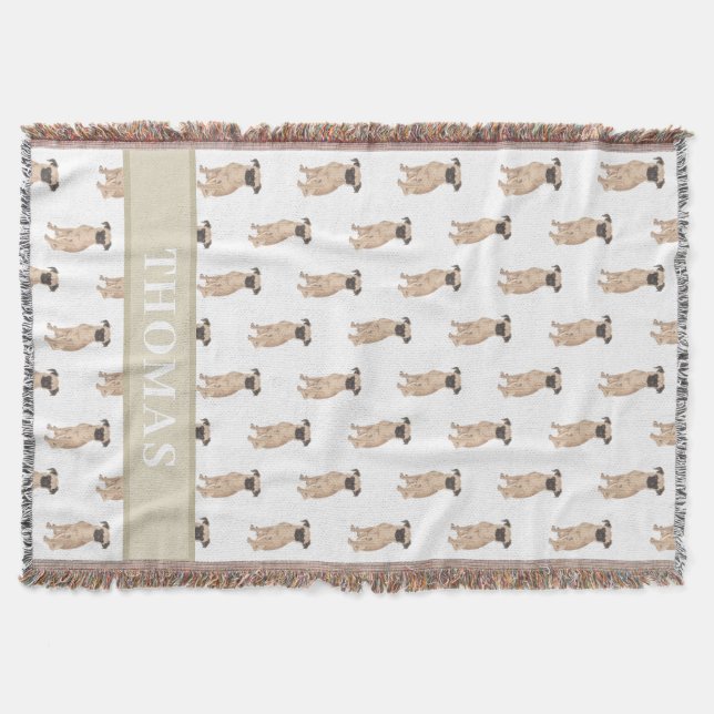 Manta Griffon de Bruselas personalizado (Anverso)