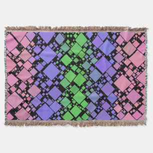 Manta Groovy Boho Retro Mod Geométrico Orgullo Trigénero