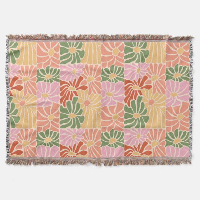 Manta Groovy Floral Retro  (Anverso)