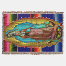 Manta Guadalupe Blanket - Virgen de Guadalupe Colcha