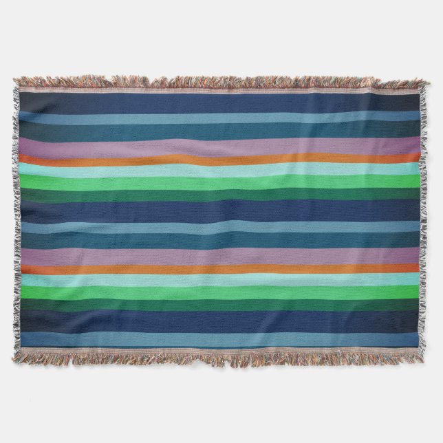 Manta Guay Summer Stripes Throw Blanket (Anverso)