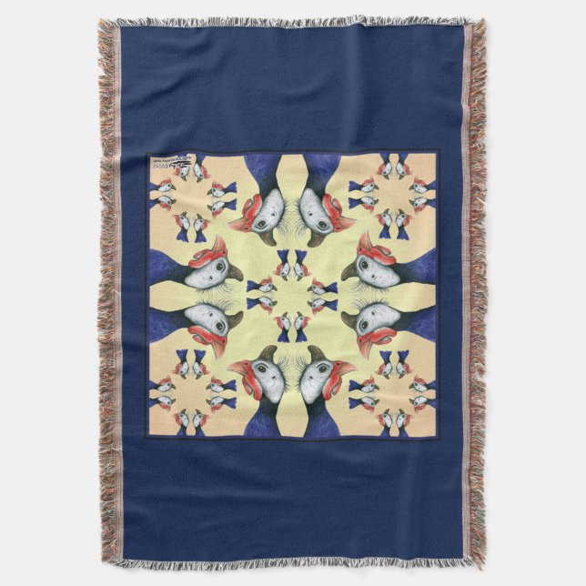 Manta ¡Guineas Por Todas Partes! (Frente vertical)