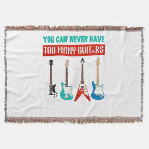 Manta Guitar Lover   Nunca Se Puede Tener A Muchos Guita