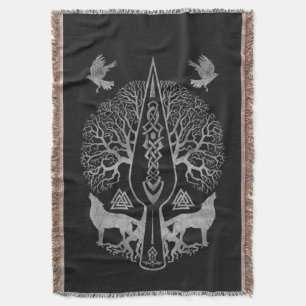 Manta Gungnir - lanza de Odin y árbol de la vida