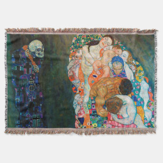 Manta Gustav Klimt "Vida y Muerte"