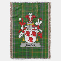 Gwynn irlandés escudo de armas familiar Crest Irla