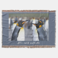 Hace frío afuera de la foto del Rey Pingüino con t