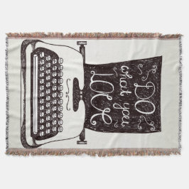 Manta Haga lo que usted ama