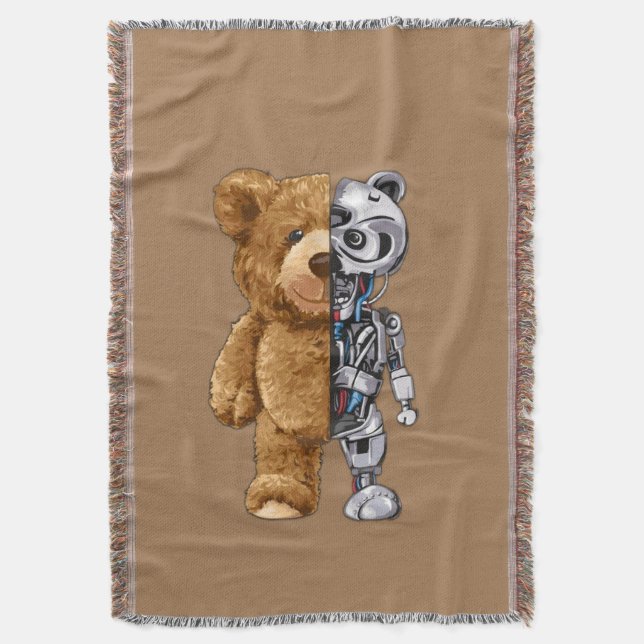 Manta Half Bear Half Robot (Frente vertical)