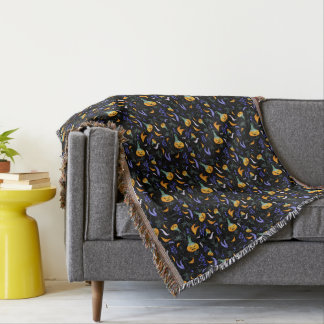 Manta Halloween Forest Throw