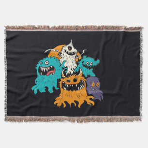 Manta Halloween/Monster/Octubre/Otoño