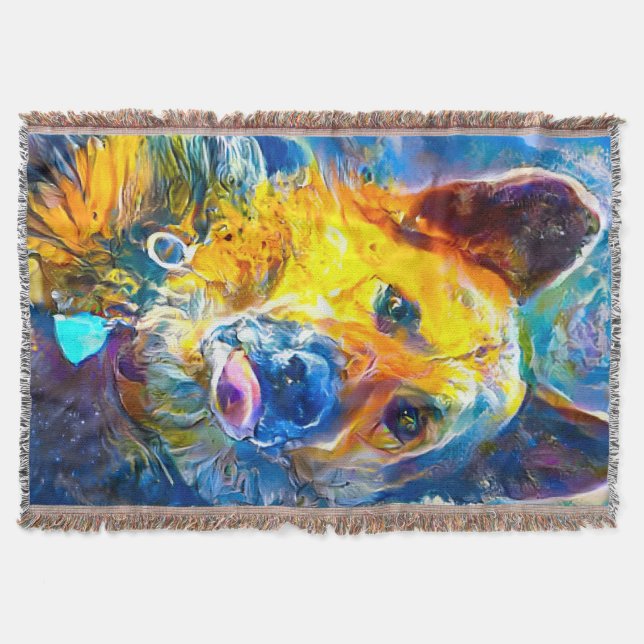 Manta Halo: Retrato de un pastor alemán (Anverso)