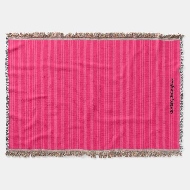 Manta HAMbWG Throw Blanket - Rosa/Rosa (Anverso)
