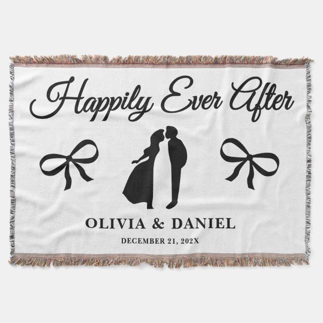 Manta Happily Ever After Editable Wedding  (Anverso)