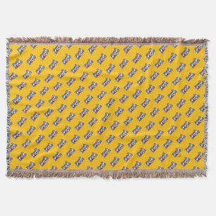 Manta Happy Pit Bull Throw Blanket