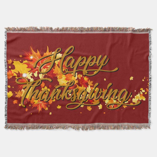 Manta Happy Thanksgiving (Anverso)