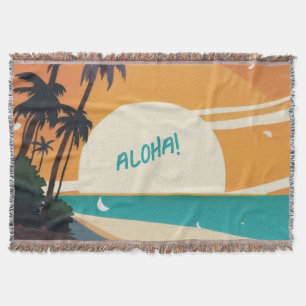 Manta Hawai/Aloha/Tropical/playa