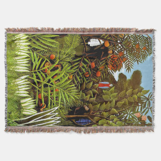 Manta Henri Rousseau - Paisaje exótico Arte de la jungla