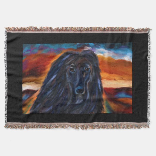 Manta Herido afgano negro (Anverso)