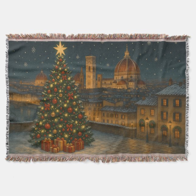 Manta Hermosa Navidad de Florencia (Anverso)
