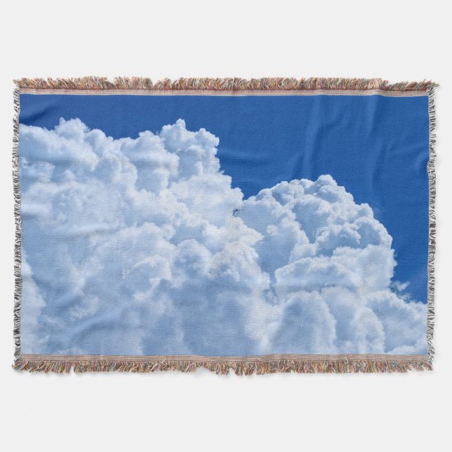 Manta Hermosas nubes esponjosas blancas (Anverso)