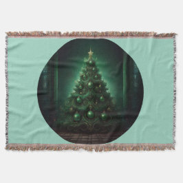 Manta Hermoso árbol de Navidad de estilo barroco