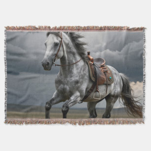 Manta Hermoso, caballo, naturaleza, tirar