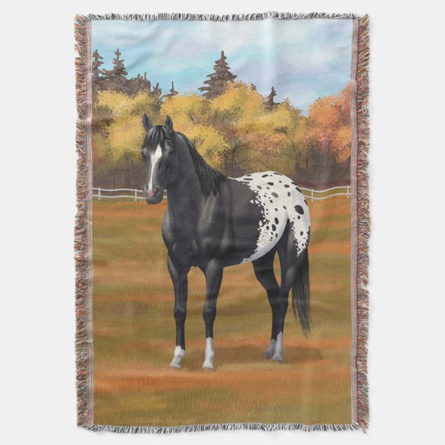 Manta Hermoso Stallion de Caballo de Barrio Appaloosa Ne (Frente vertical)