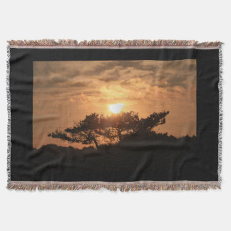 Manta Hillside Sunset Throw Blanket