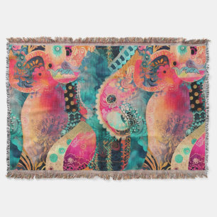 Manta Hippie Boho Throw Blanket