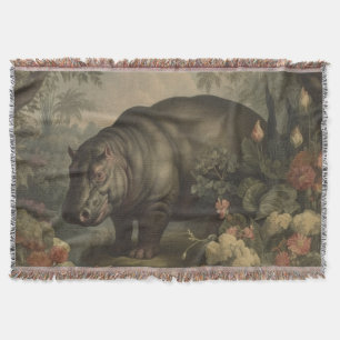 Manta Hippo Botánico Vintage