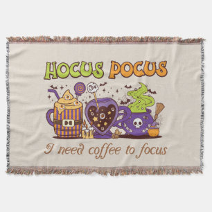 Manta Hocus Pocus - Necesito Café Para Enfocarme