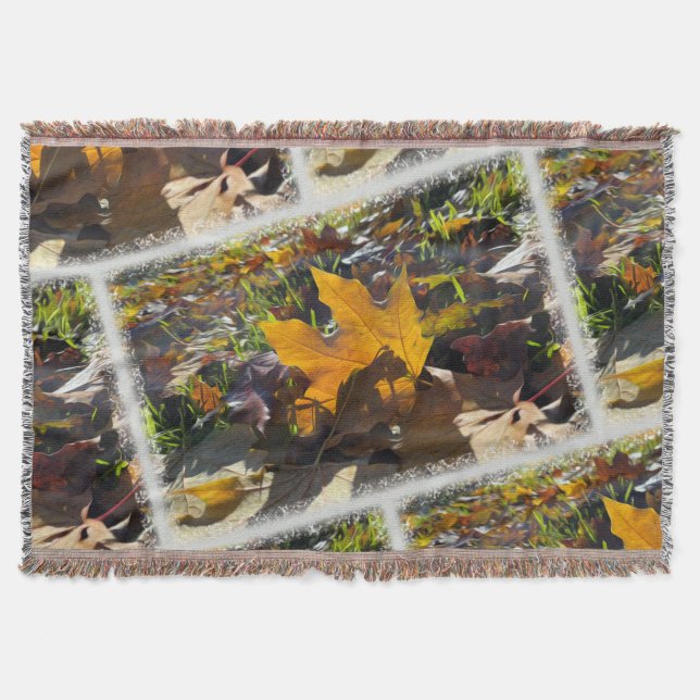 Manta Hoja de otoño al sol (Anverso)