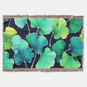 Manta hojas de Ginko biloba