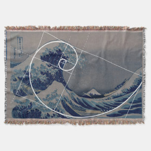 Manta Hokusai se reúne con Fibonacci, proporción dorada