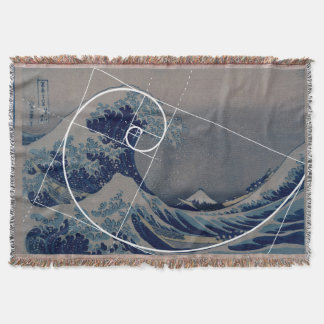 Manta Hokusai se reúne con Fibonacci, proporción dorada
