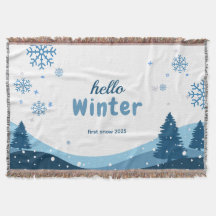 Hola Invierno, Primera Nieve, Temporada Fría