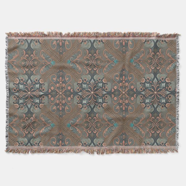 Manta Homely cottage pattern (Anverso)