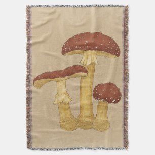 Manta Hongos Amanita Muscaria Botánicos
