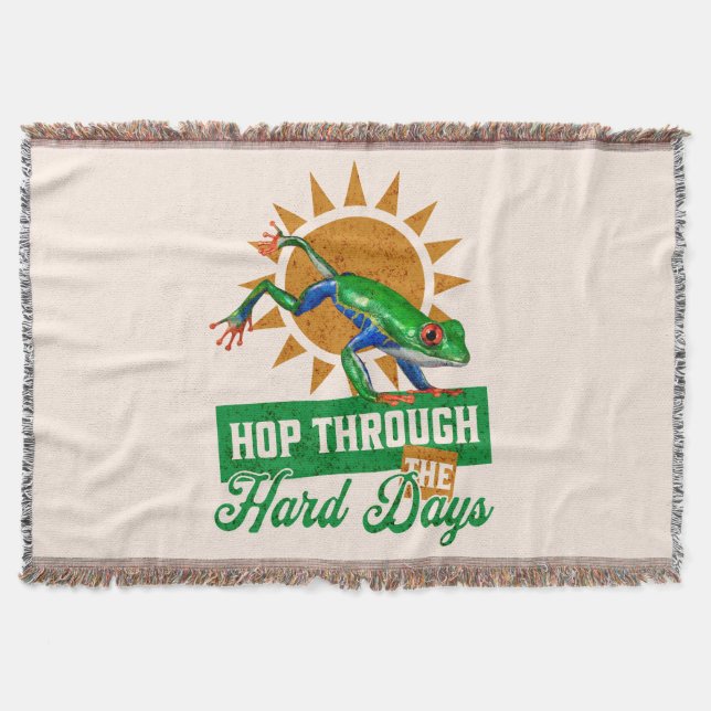 Manta Hop through Hard Days Amazon Tree Frog (Anverso)