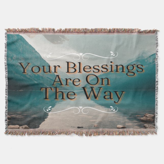 Manta Horizones esperanzadores bendiciones desde arriba (Anverso)