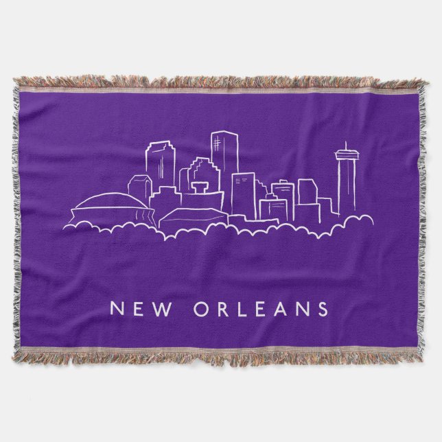 Manta Horizonte de la ciudad de New Orleans (Anverso)
